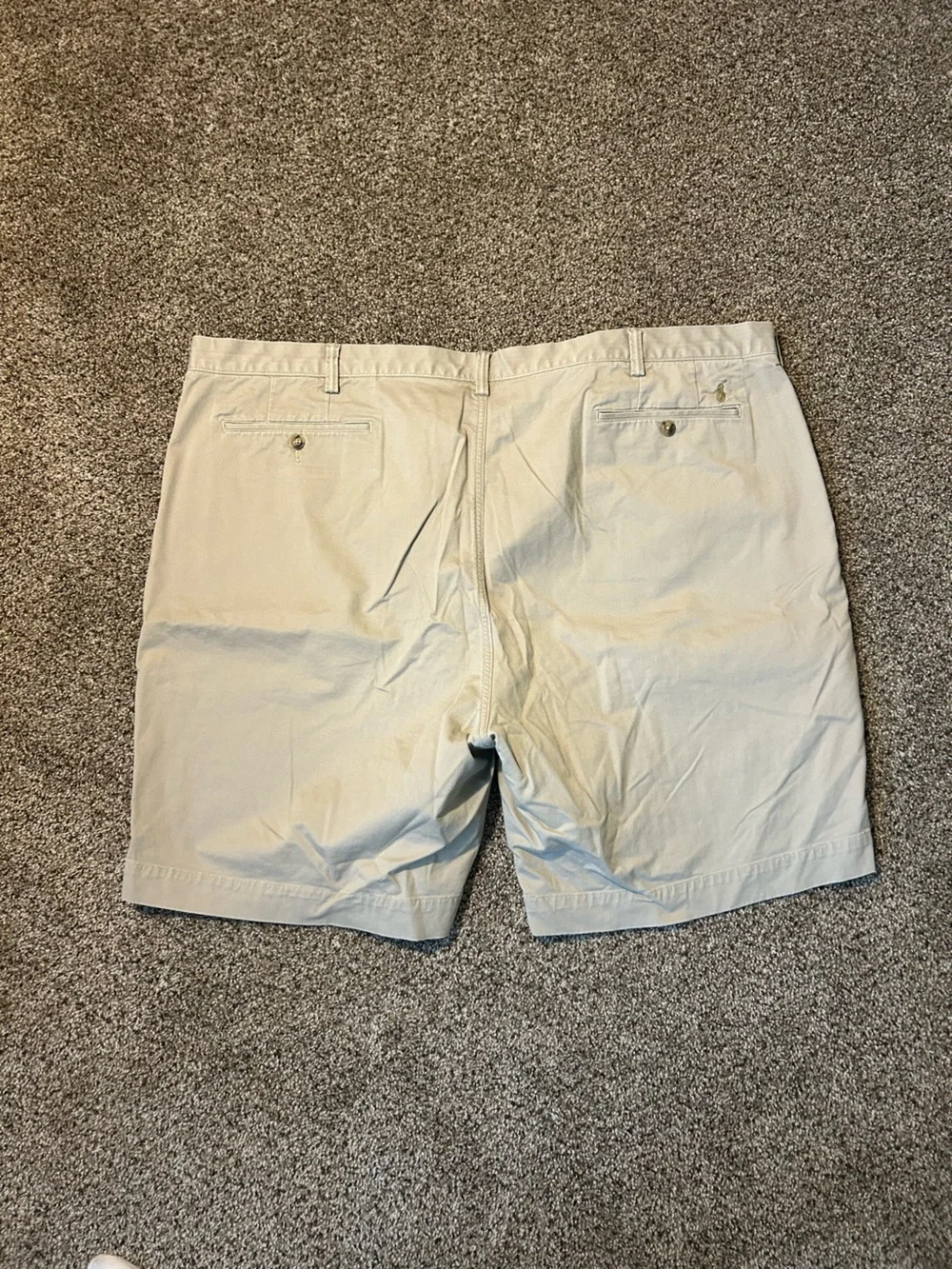 Polo by Ralph Lauren Tan Flat Front Men's Shorts
